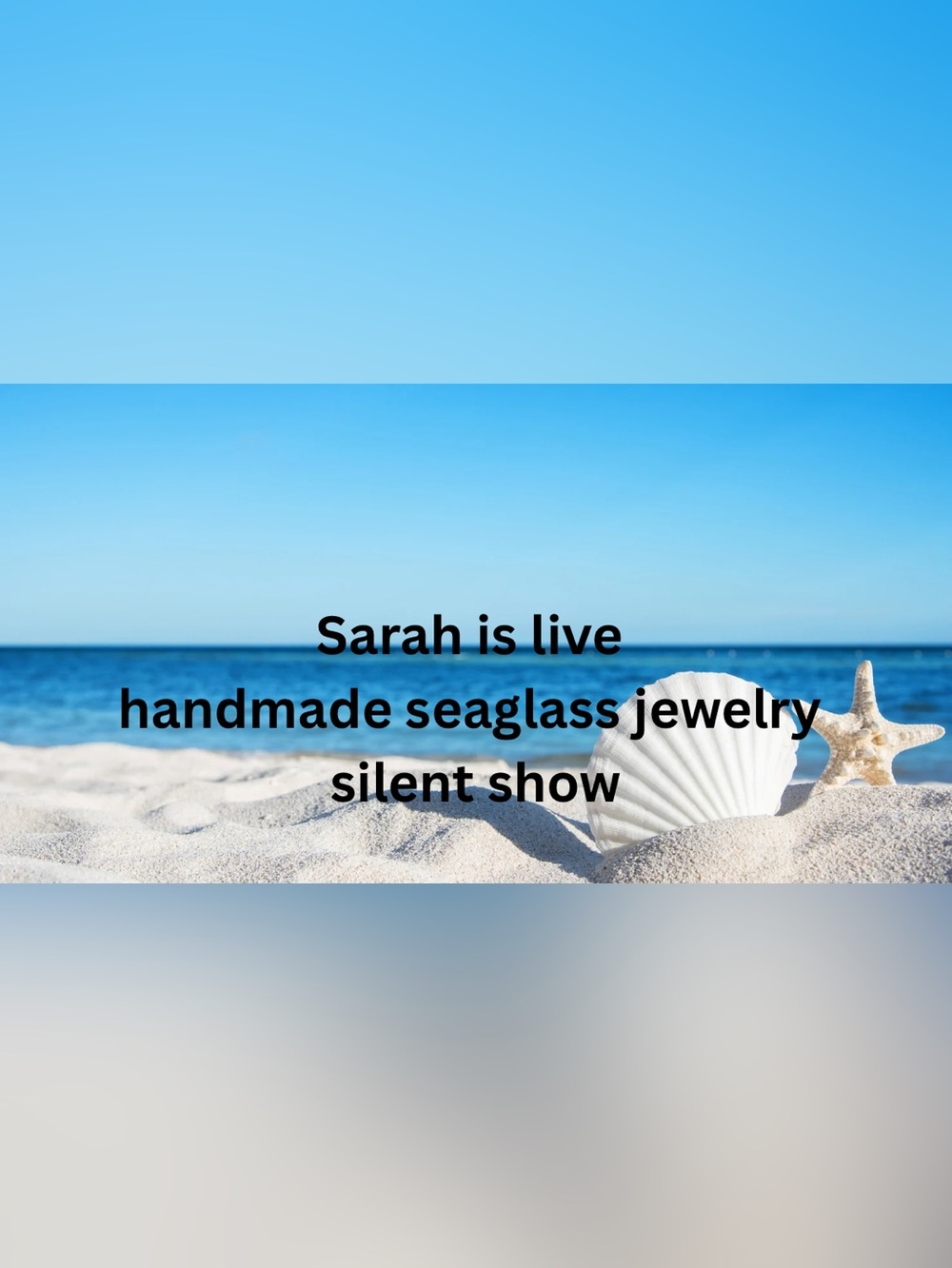 *****Sarah is live ******